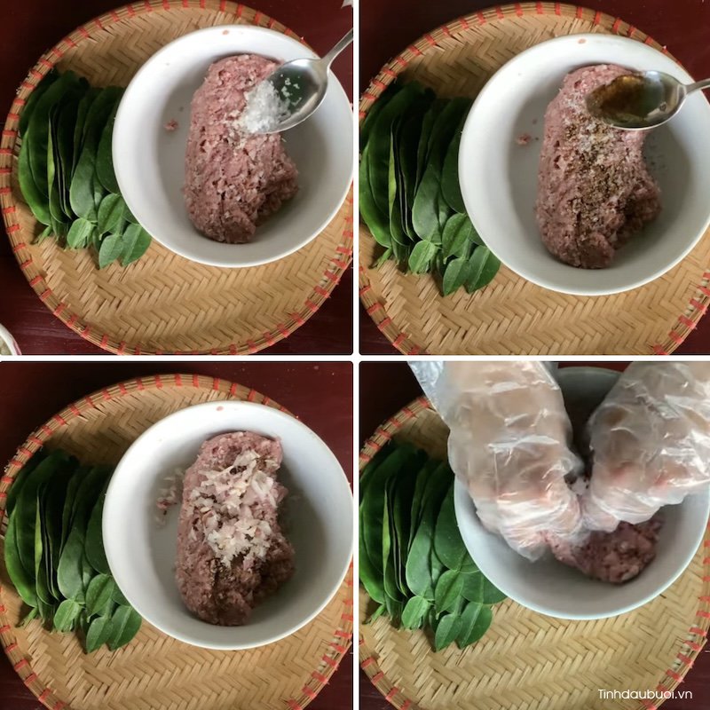 cach lam cha cuon la buoi