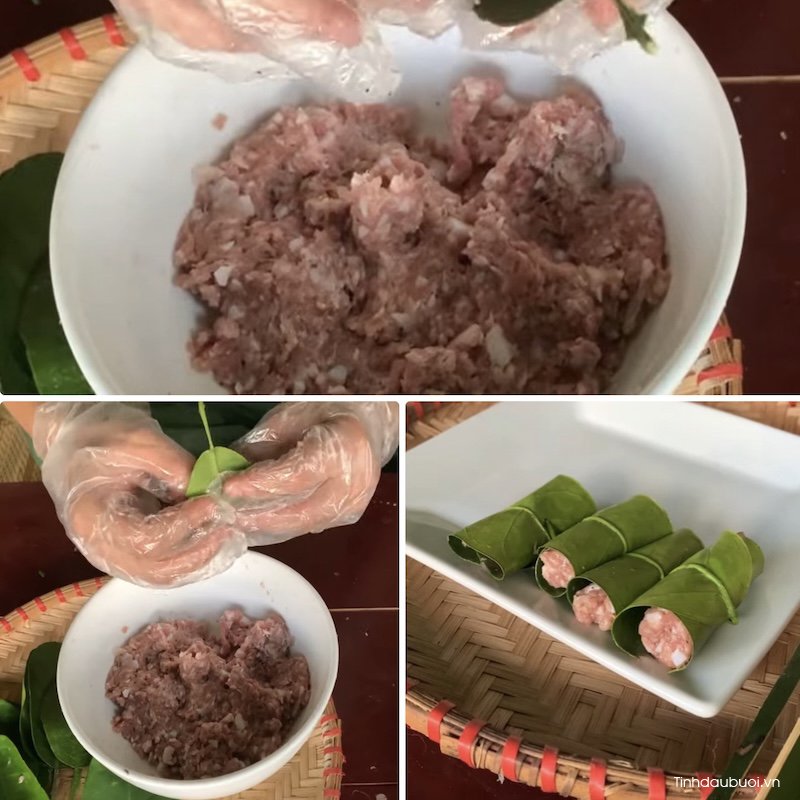 cach lam cha cuon la buoi