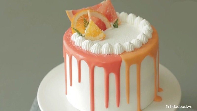 Cách làm bánh kem vị cam bưởi cach lam banh kem vi cam buoi