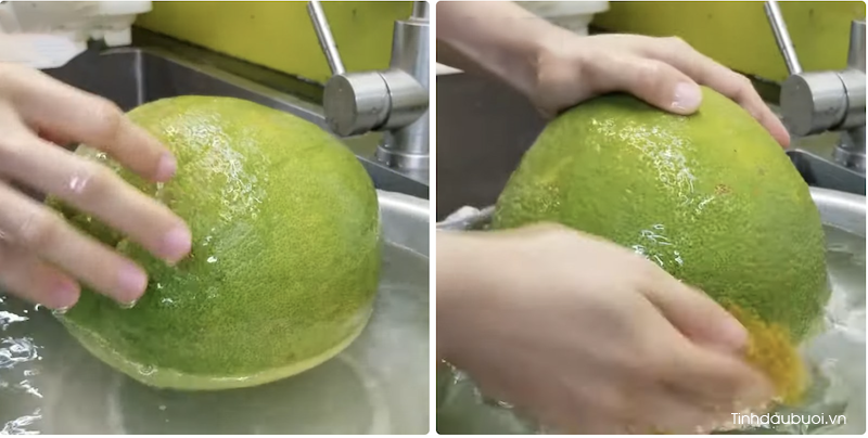 Cách làm siro bưởi mật ong cach lam siro buoi mat ong