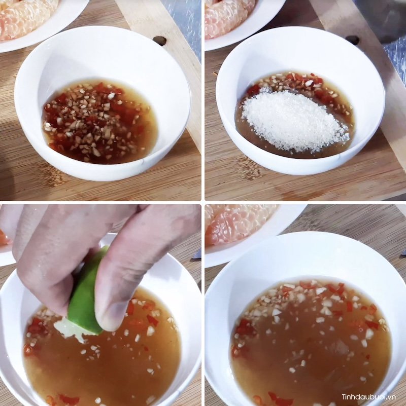 cach lam goi buoi kho ca loc