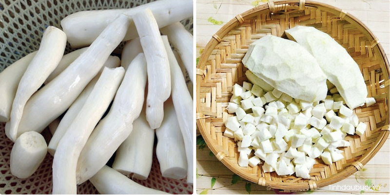 Cách nấu chè sắn bưởi cach nau che san buoi