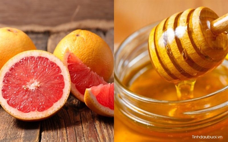 tra buoi mat ong giam can