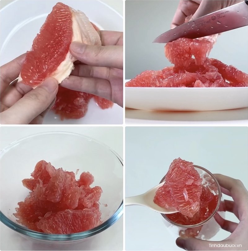 tra buoi mat ong giam can