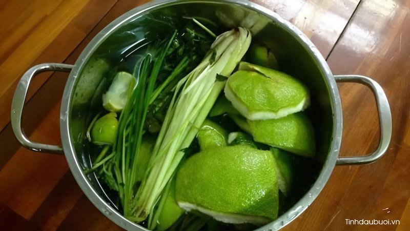 cach lam tinh dau buoi tai nha