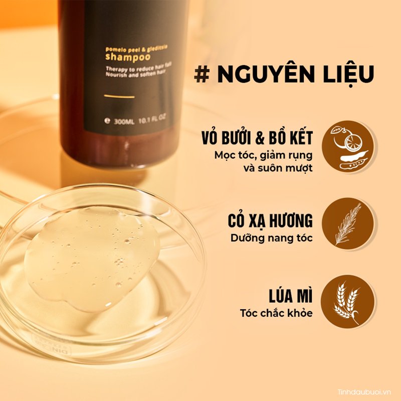 nguyen lieu cua dau goi vo buoi bo ket herbario