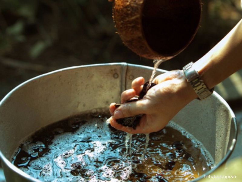 dung vo buoi & bo ket cham soc toc co hieu qua khong