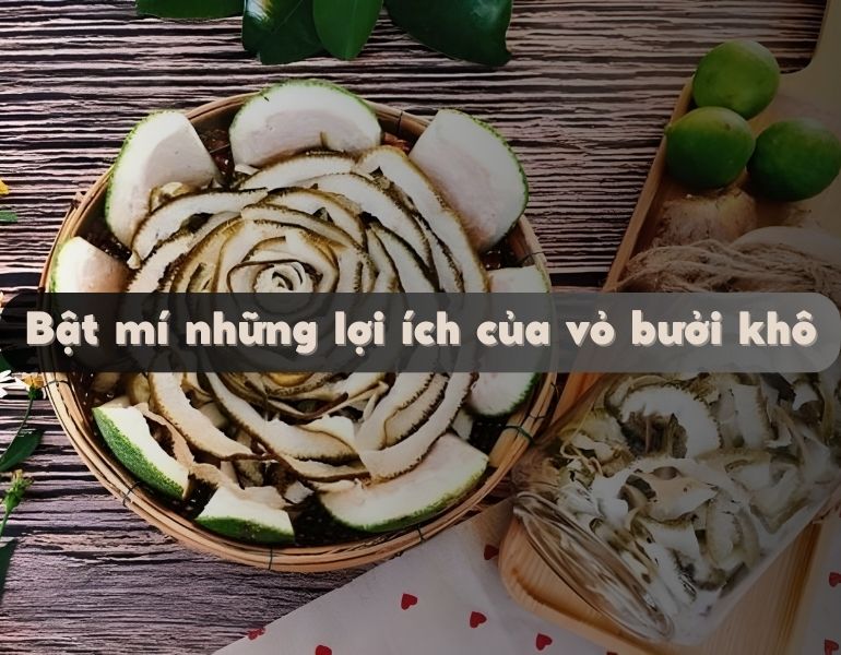 Bật mí những lợi ích của vỏ bưởi khô