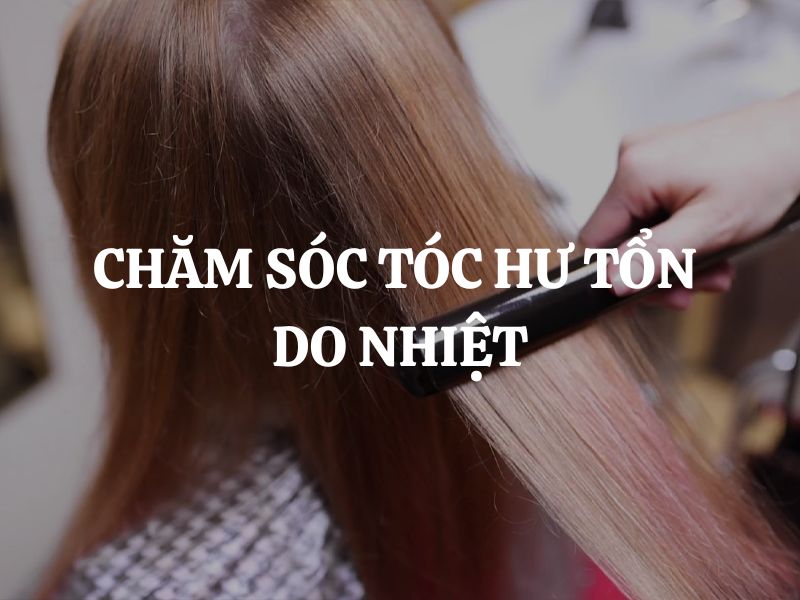 Bí quyết chăm sóc tóc hư tổn do nhiệt - Tái sinh mái tóc khô xơ