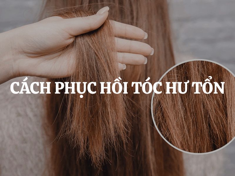 Cách phục hồi tóc hư tổn hiệu quả: Bí quyết cho mái tóc chắc khỏe, suôn mượt