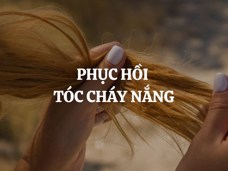 Phục hồi tóc cháy nắng hiệu quả tại nhà đơn giản dễ thực hiện