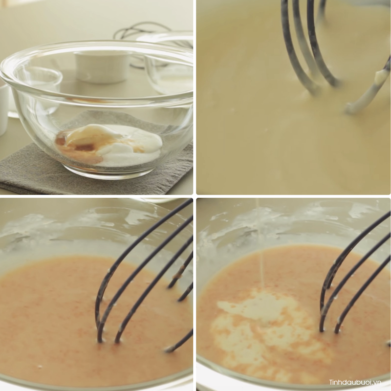 cach lam banh mousse buoi