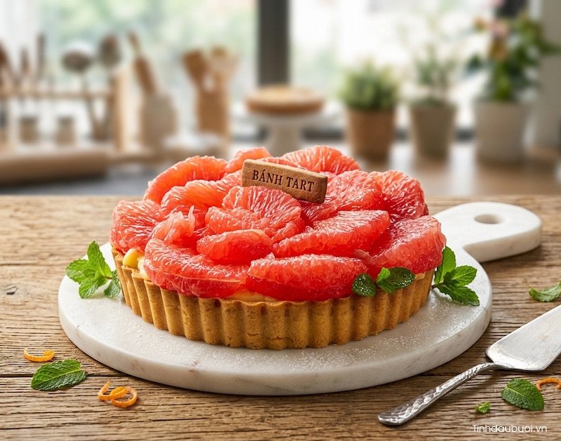 Cách làm bánh tart bưởi cach lam banh tart buoi