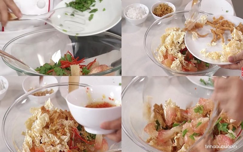 cach lam goi buoi chay