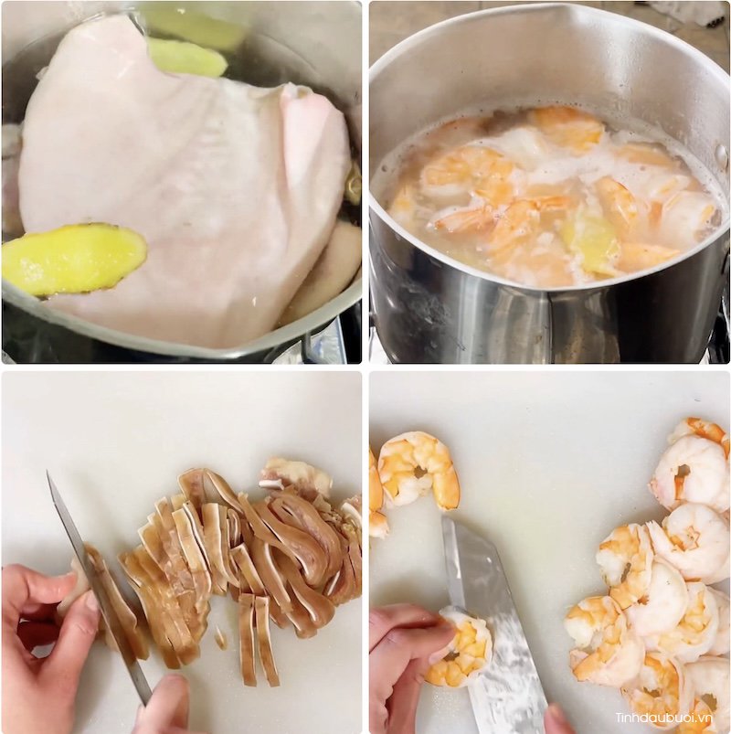 cach lam goi buoi tai heo