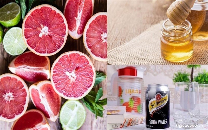 cach lam mojito buoi mat ong