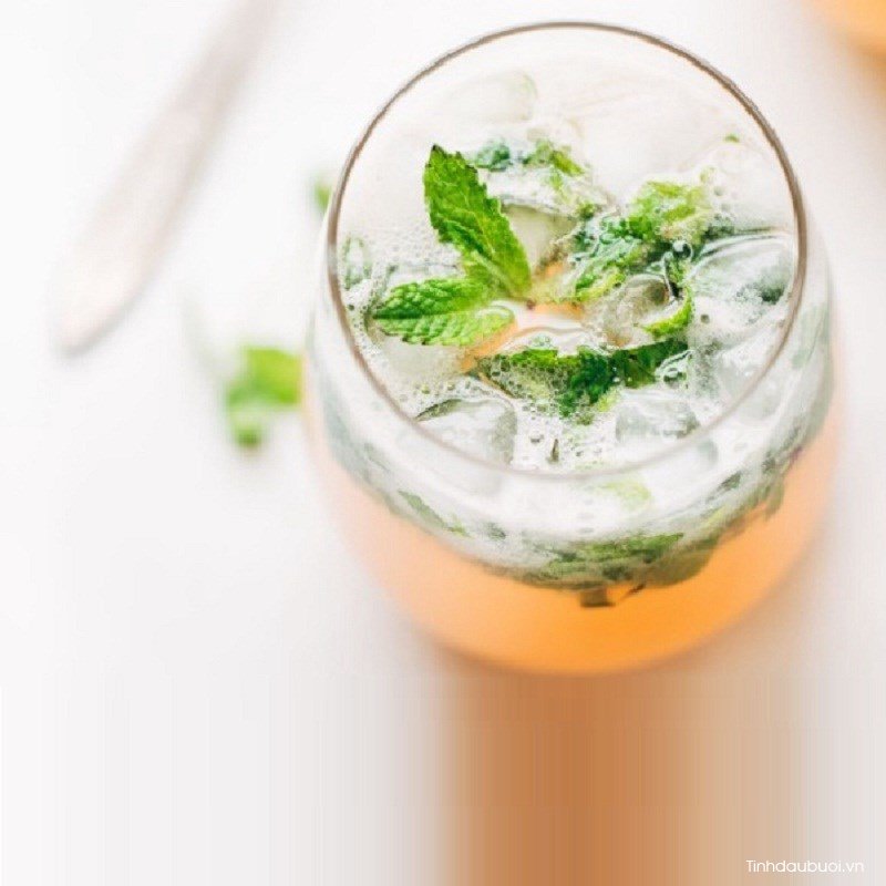 cach lam mojito buoi mat ong