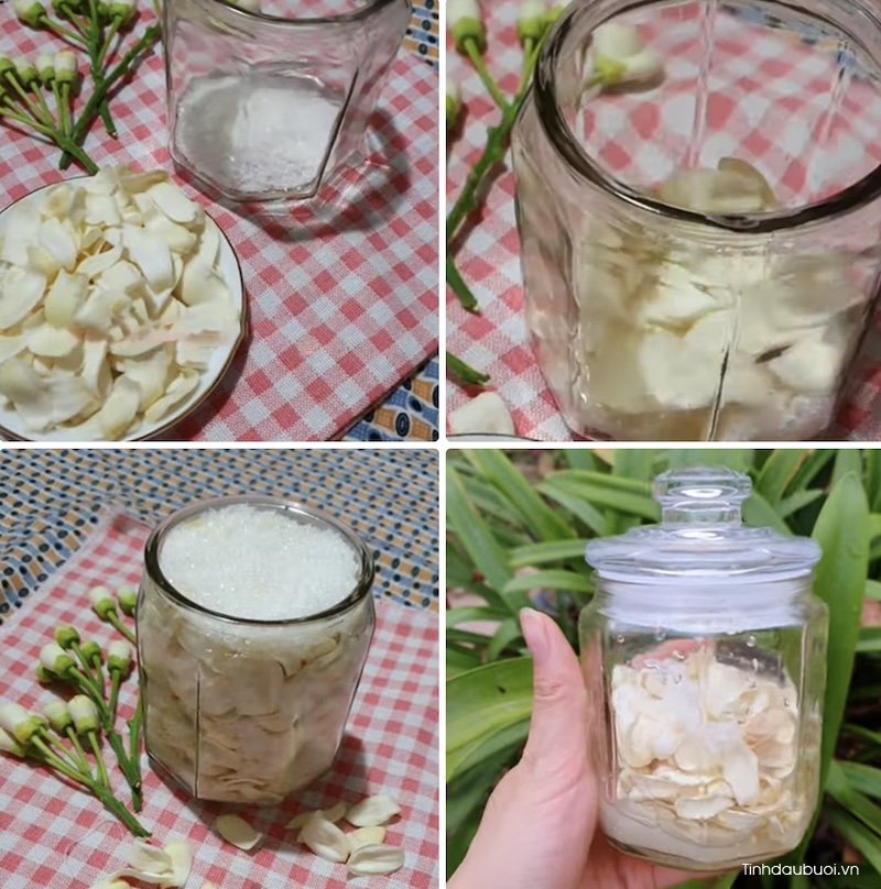 cach lam nuoc duong hoa buoi