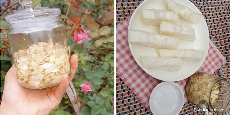 cach lam nuoc duong hoa buoi