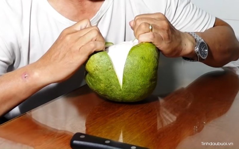 cach lot vo buoi tach mui buoi