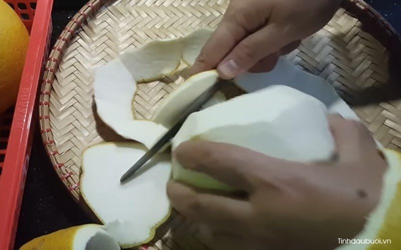 cach lot vo buoi tach mui buoi