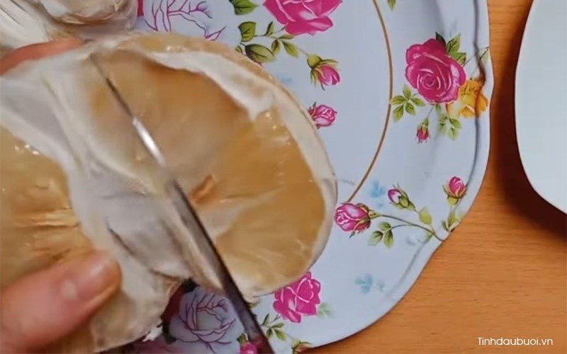 cach lot vo buoi tach mui buoi