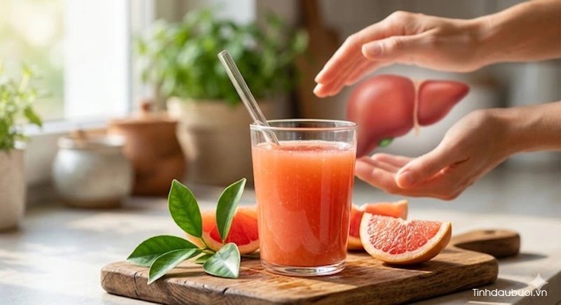 nước ép bưởi tốt cho gan nuoc ep buoi tot cho gan