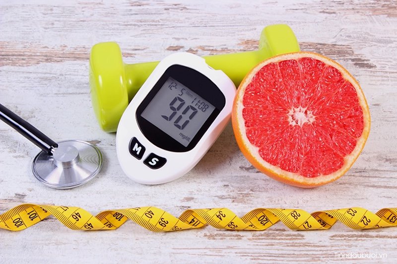 an buoi co tot khong