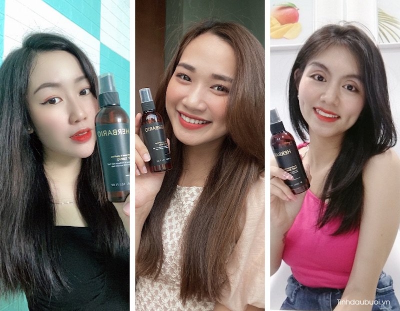 danh gia nuoc duong toc herbario tren shopee