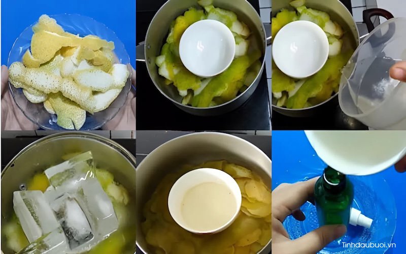 phuong phap chiet xuat tinh dau buoi