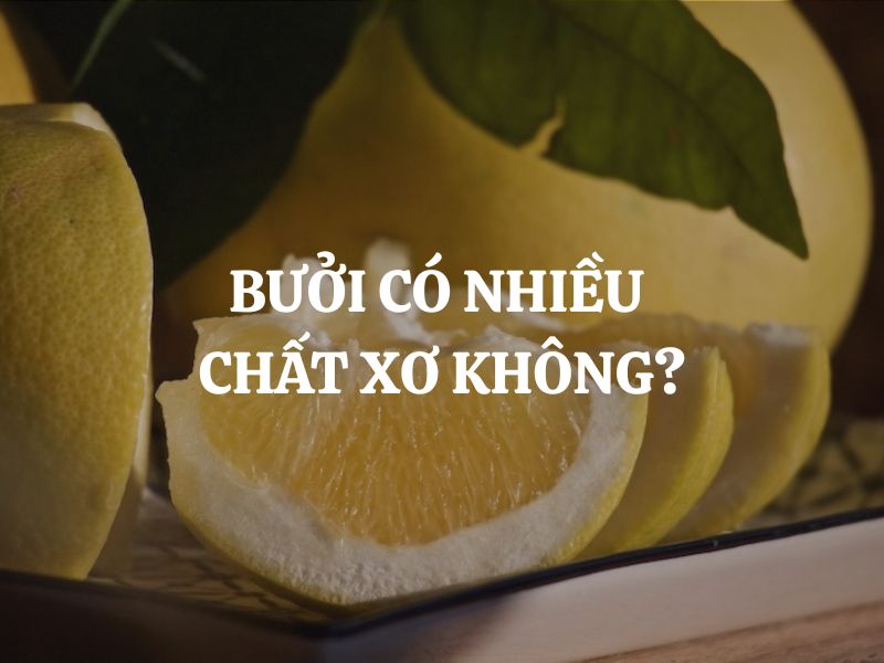 Bưởi có nhiều chất xơ không? Lợi ích của chất xơ trong bưởi đối với sức khỏe